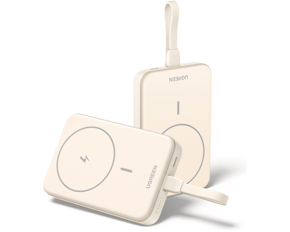 UGREEN Magnetic PowerBank 10000mAh 35341 20W,PD, Built-in USB-C Cable