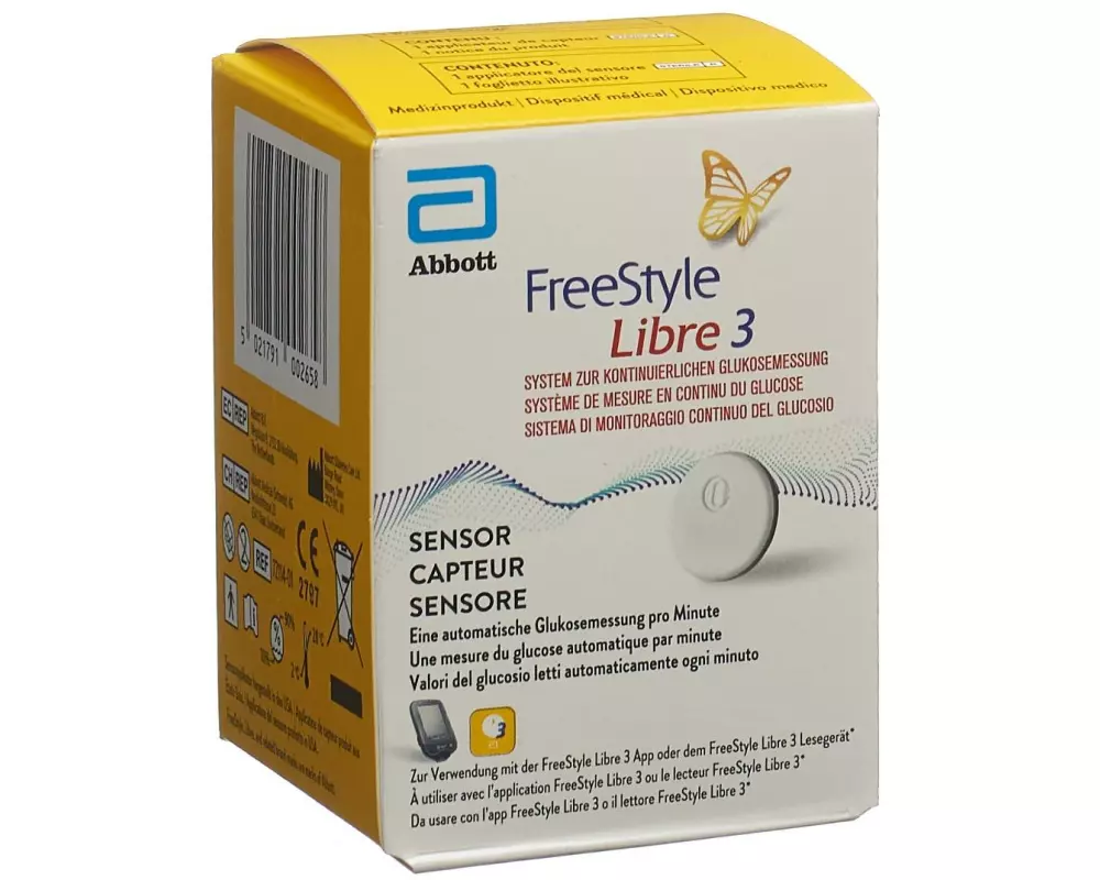 ABBOTT FREESTYLE Libre 3 Sensor 14 Tag