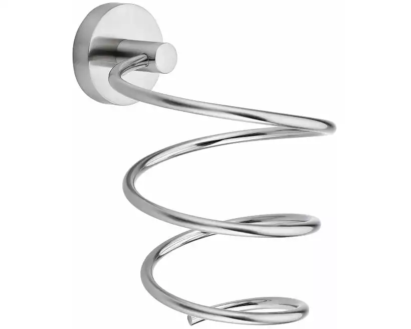 tesa Moon Fönhalterung ohne Bohren, silber