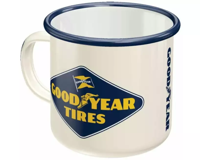 Nostalgic Art Universaltasse Goodyear 360 ml, 1 Stück, Dunkelblau/Weiss