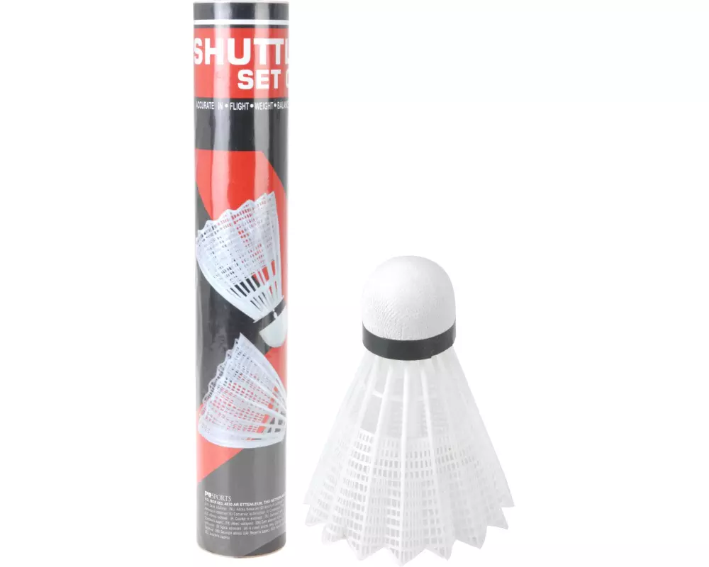 FTM Badmintonshuttle 12 Stück, Weiss