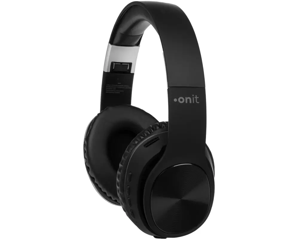 onit Wireless Over-Ear-Kopfhörer Schwarz