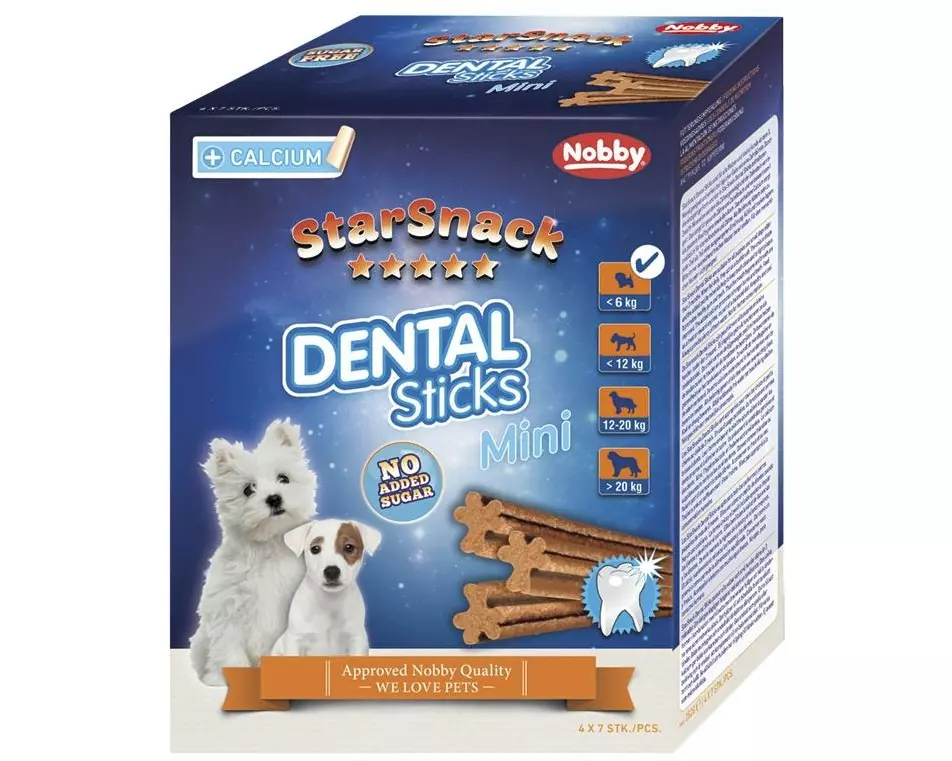Nobby Kausnack StarSnack Dental Sticks mini, 28 Stück, 252 g
