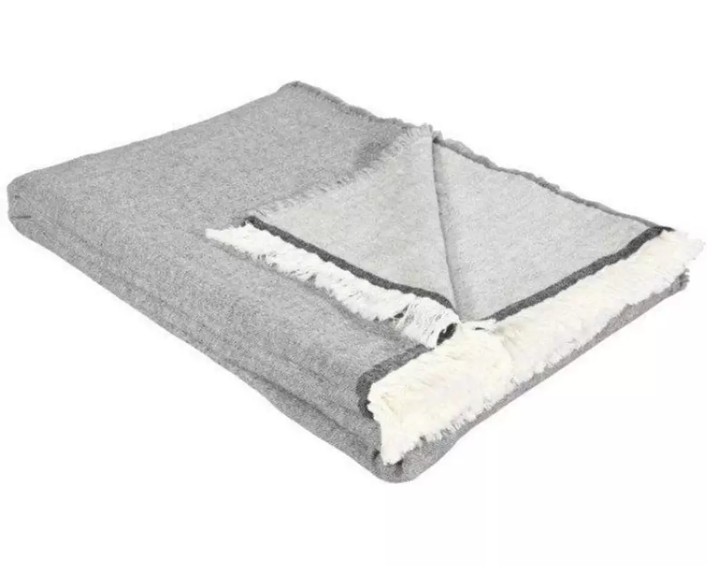 Eskimo Decke Lily 140 x 200 cm, Grau-Silber