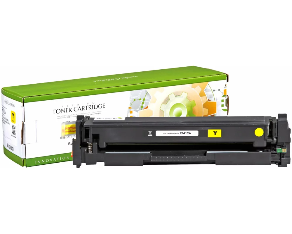 STATIC Toner cartridge compatible with HP CF412A yellow compatible 2.300 pages