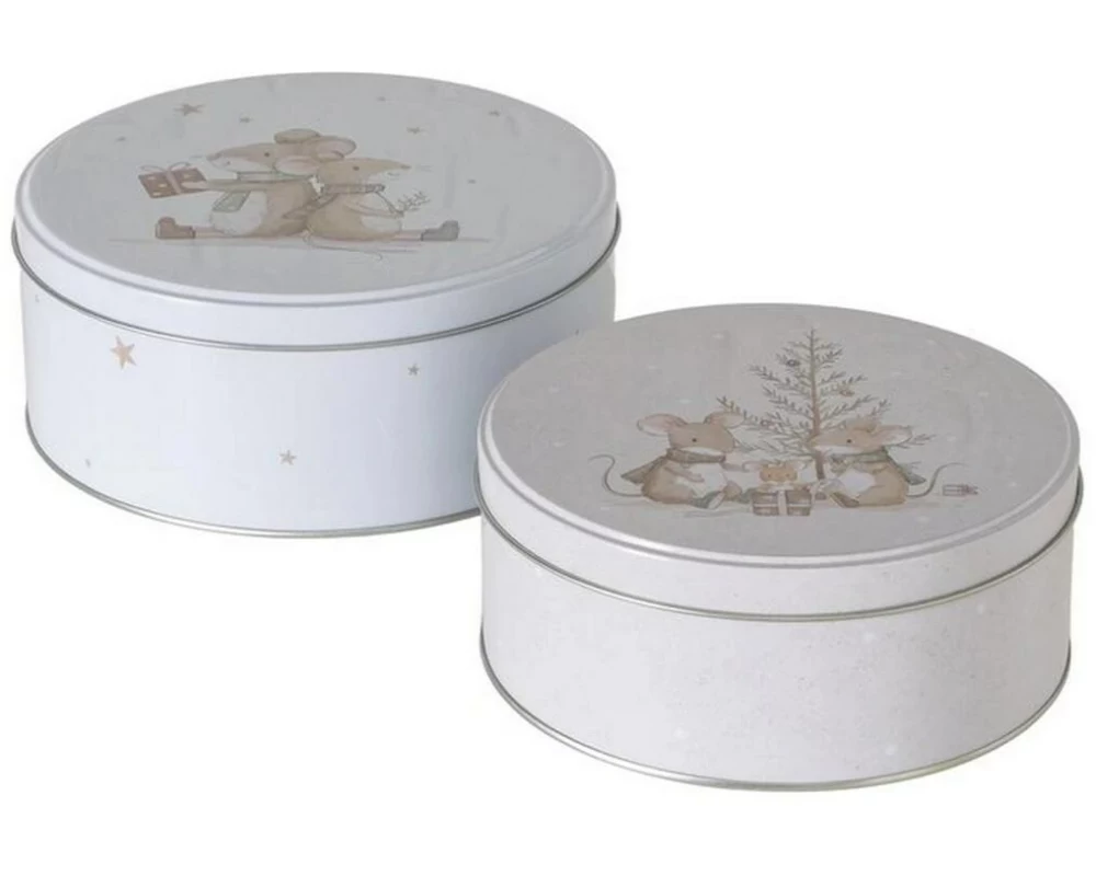 Boltze Guetzli-Dose Mausi 2-teiliges Set