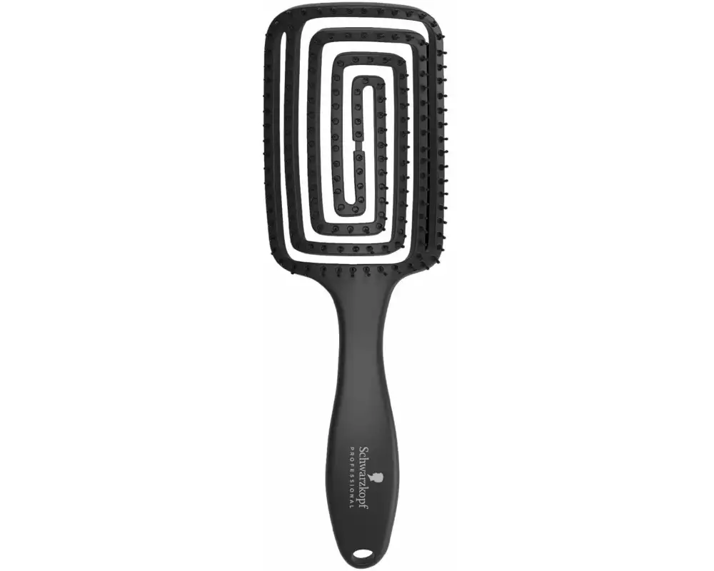 Schwarzkopf Professional Entwirrbürste Paddelbürste Kunststoff Schwarz