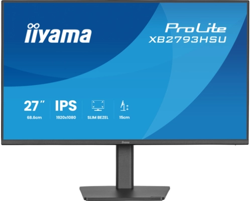 iiyama ProLite XB2793HSU-B1 PC Flachbildschirm 68,6 cm (27") 1920 x 1080 Pixel Full HD LED Schwarz