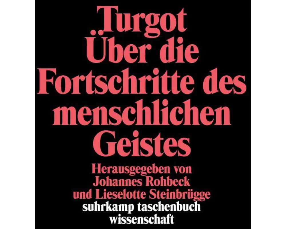 Über die Fortschritte des menschlichen Geistes