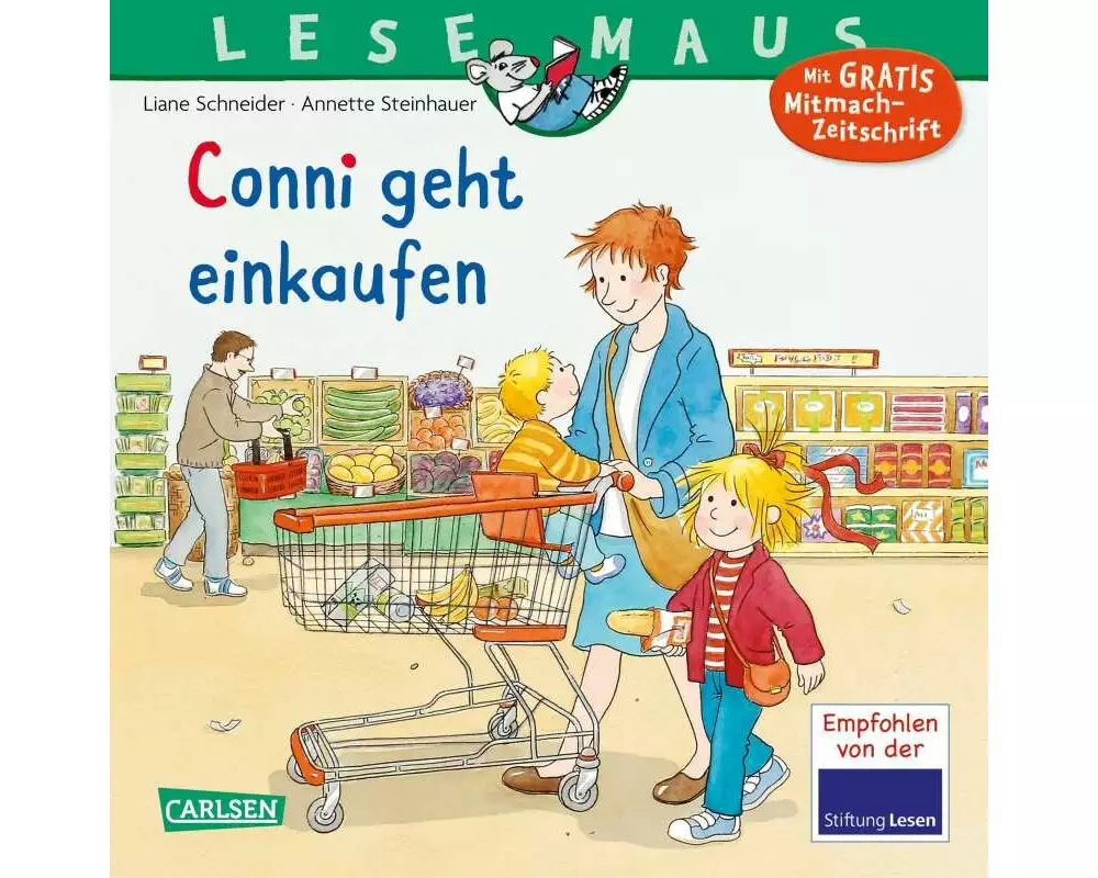 LESEMAUS 82: Conni geht einkaufen