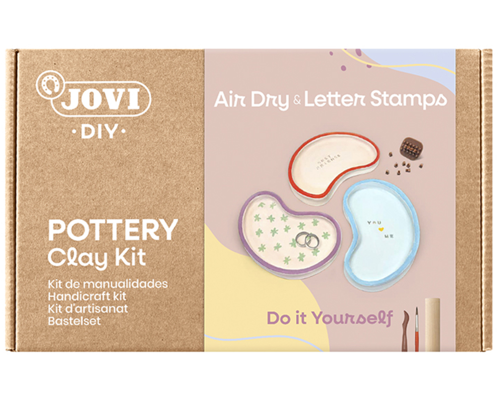 JOVI DIY Töpferset 512002706 Stempel-Set 10-teilig