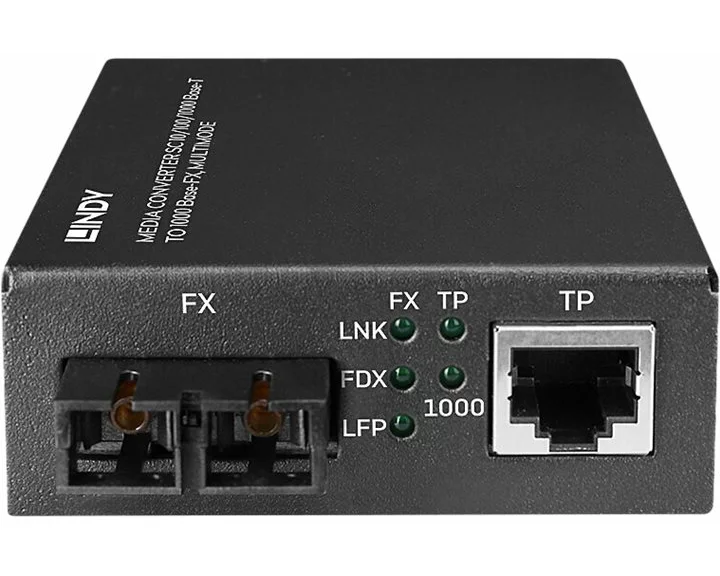 LINDY Media Converter SC 1000, Base-FX Multimode