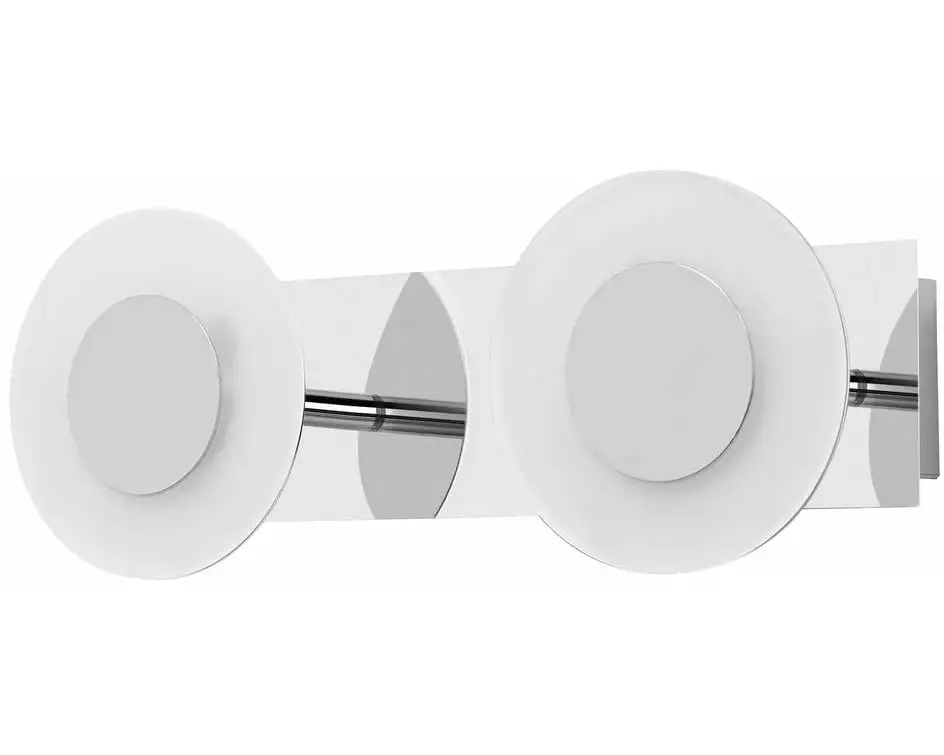 Ledvance Badezimmerleuchte SMART+ Orbis Wave, 2 x 5 W, Chrome, 32 cm