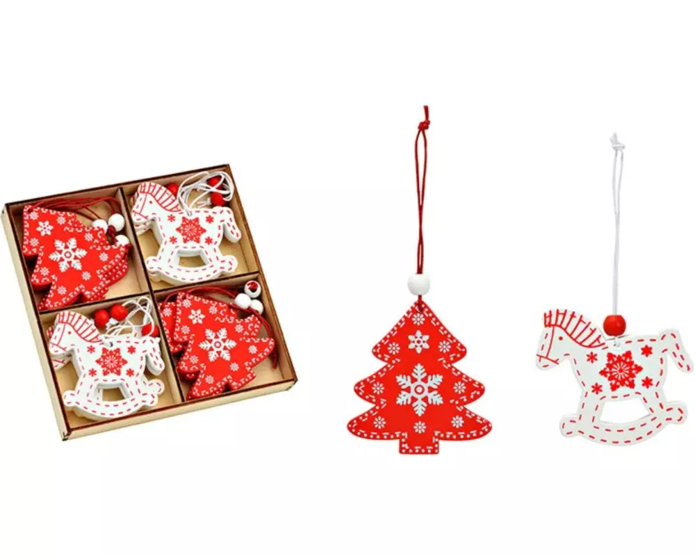 G. Wurm Aufhänger 12 Stück, Weihnachten