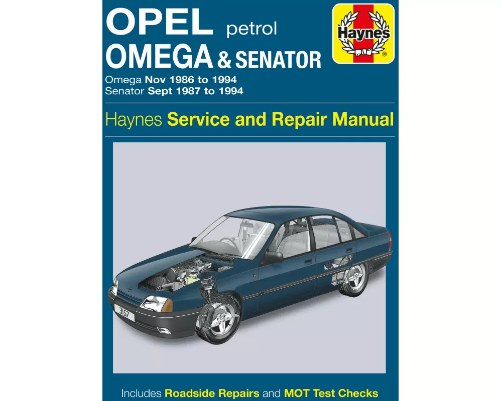 Opel Omega & Senator Petrol (Nov 86 - 94) Haynes Repair Manual