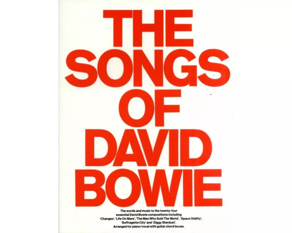 The Songs of David Bowie