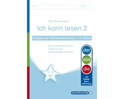 Ich kann lesen 2 Ausgabe mit Artikelkennzeichnung 1. und 2. Klasse