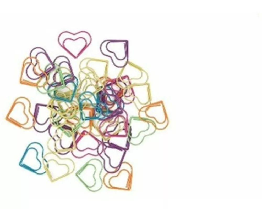 Büroklammern HERZEN