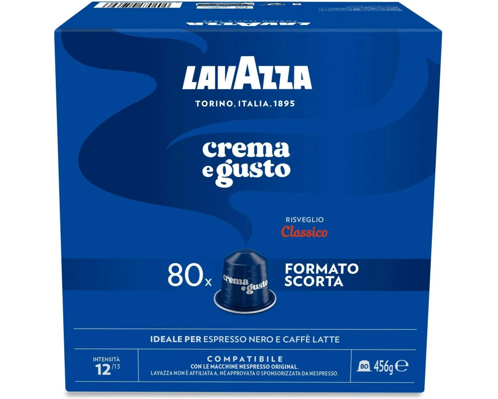 Lavazza Kaffeekapseln Crema e Gusto Classico 80 Stück