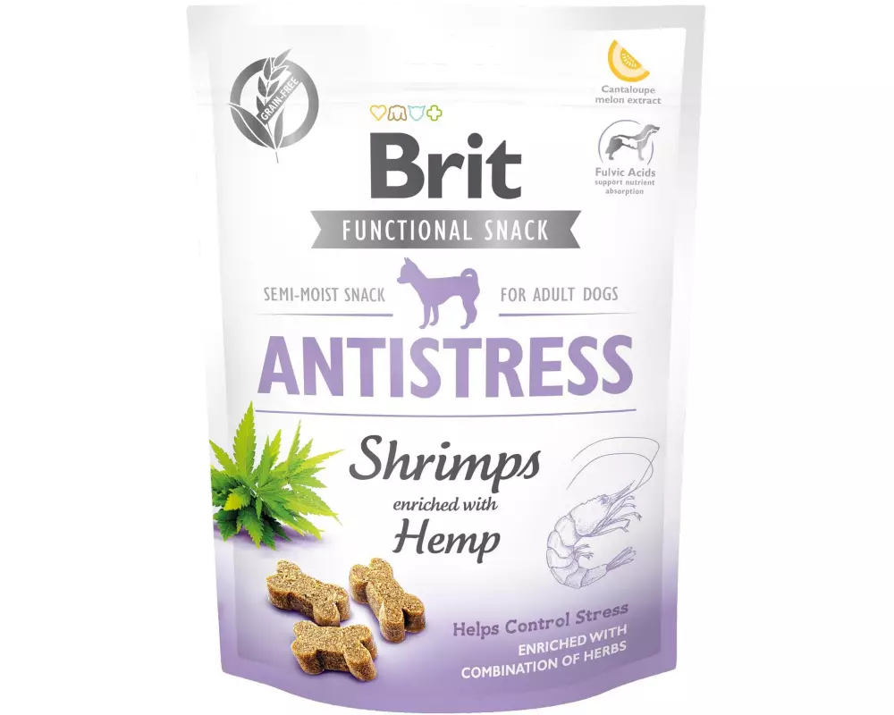 Brit Snack Dog Antistress Shrimps, 150 g