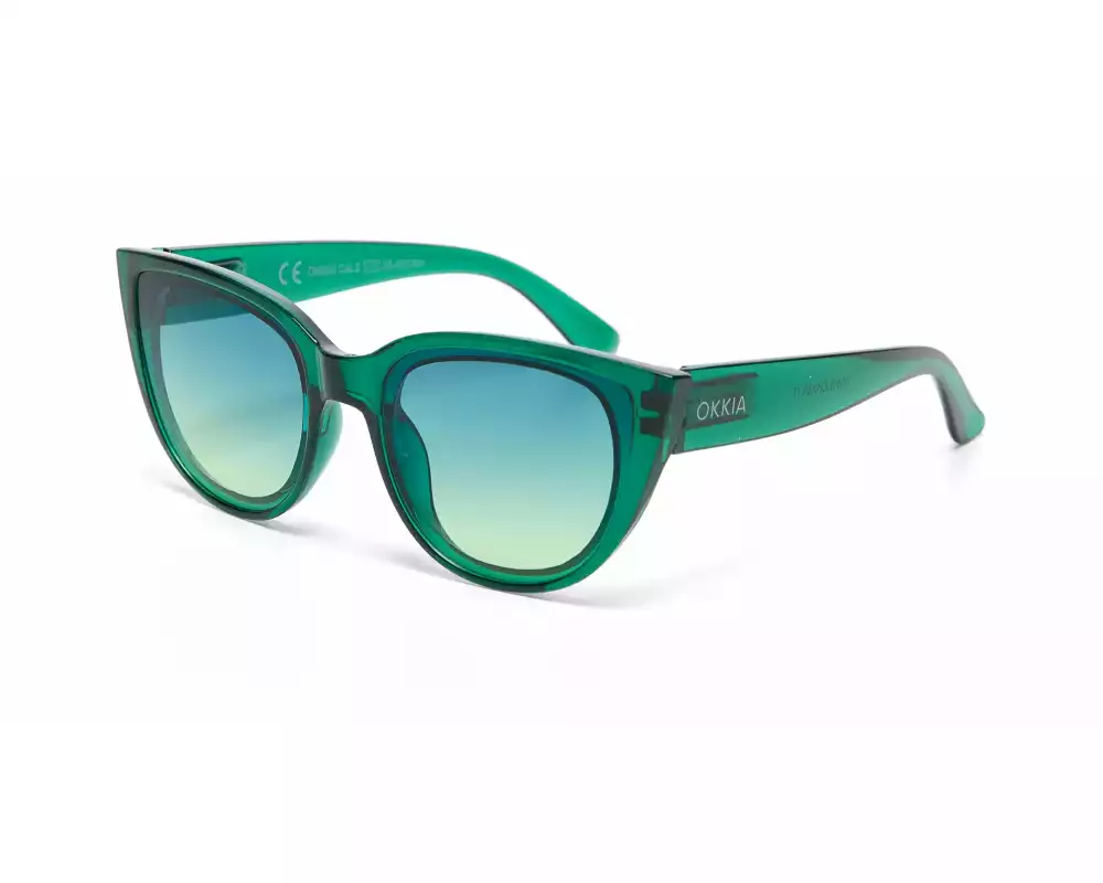 OKKIA Sonnenbrille Silvia Transparent Green