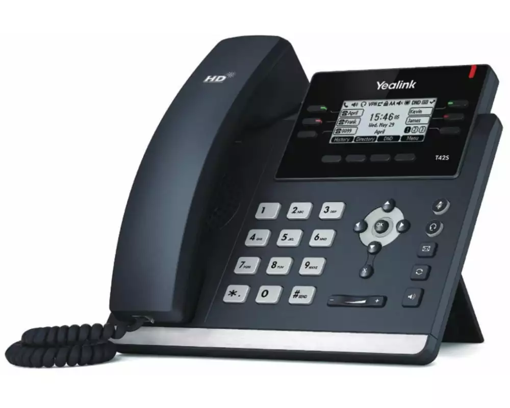 Yealink Tischtelefon SIP-T42U Grau