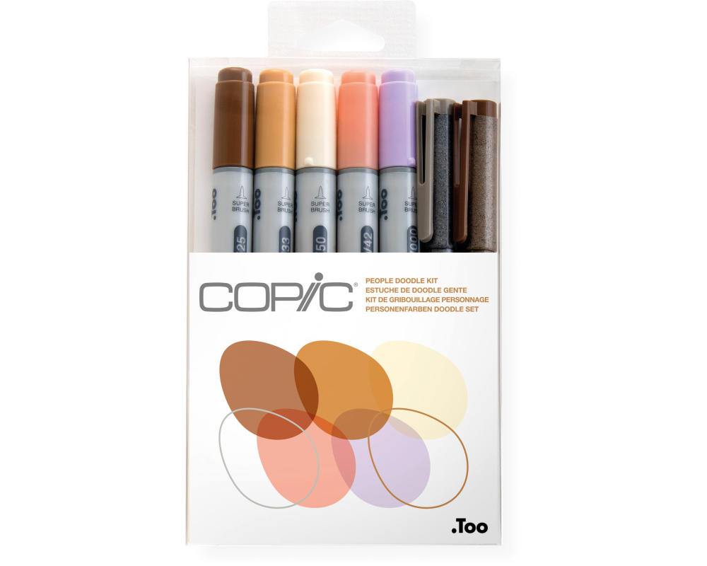 COPIC Marker Ciao 22075671 People Doodle kit, 7 Stück