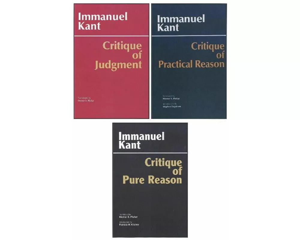 Three Critiques, 3-volume Set