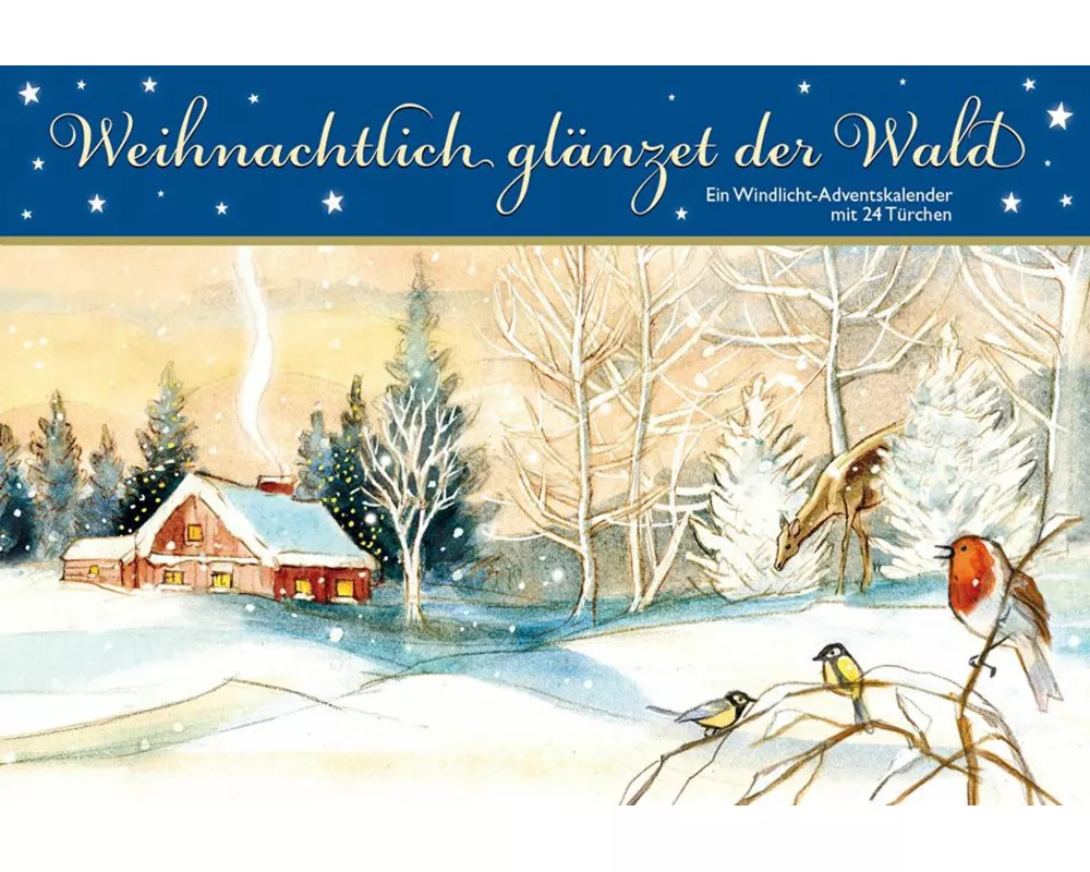 Weihnachtlich glänzet der Wald