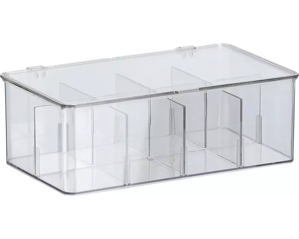 Zeller Present Küchenschrank-Organizer Transparent 27.5 x 16.5 x 9.5 cm
