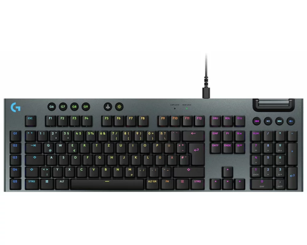 Logitech G915 X Wired, Gaming Keyboard, Black (DE)
