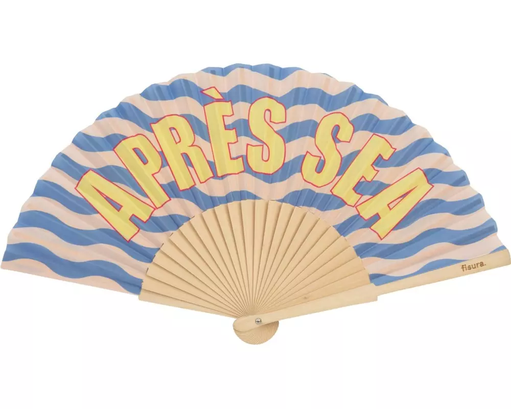 Fisura Handfächer Après Sea Mehrfarbig