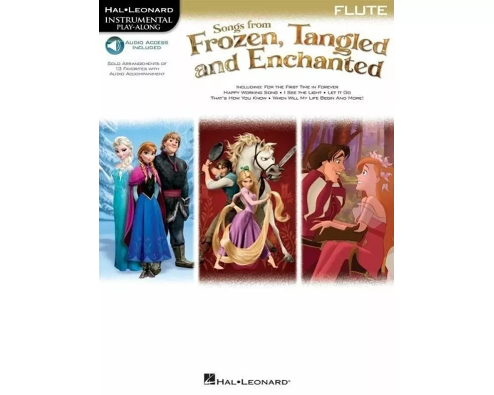 Songs from Frozen, Tangled and Enchanted - Flute - Book/Online Audio