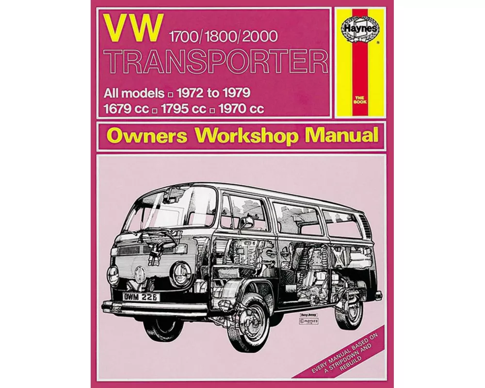 VW Transporter 1700, 1800 & 2000 (72 - 79) Haynes Repair Manual