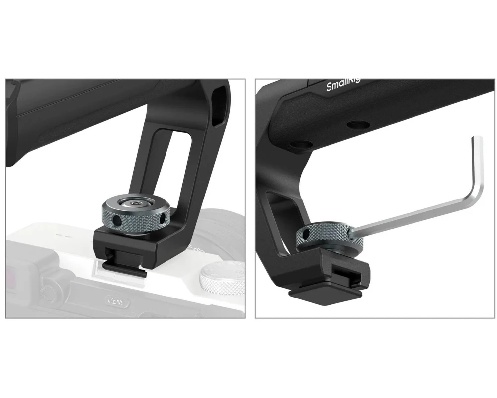 Smallrig Kamerahandgriff mit Blitzschuhadapter