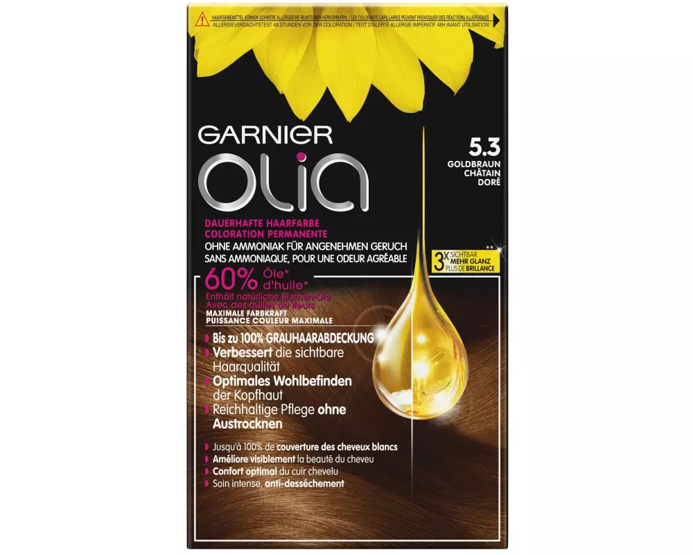 Garnier Haarcoloration Olia 5.3 Goldbraun