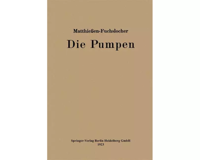 Die Pumpen