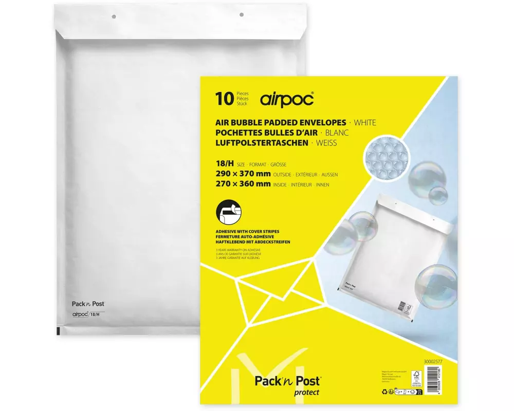 office focus Luftpolstertasche Office Focus 270 x 360 mm, 10 Stück