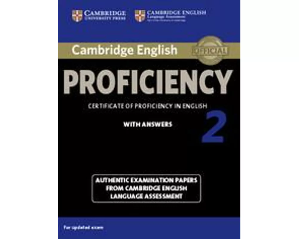 Cambridge English Proficiency 2 Student's Book with Answers