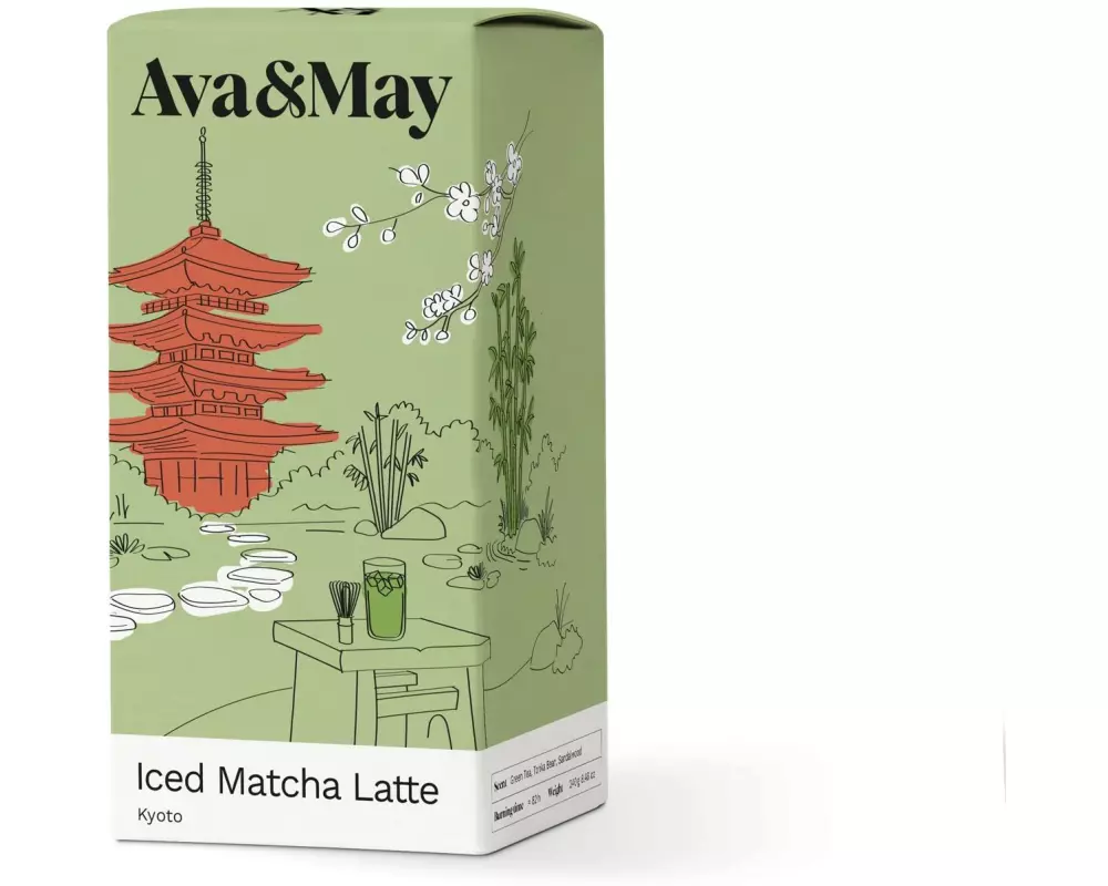 AVA & MAY Duftkerze Iced Matcha Latte 240g
