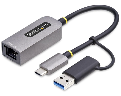 StarTech.com 2.5Gigabit Ethernet Adapter for Notebook, Desktop Computer, Tablet