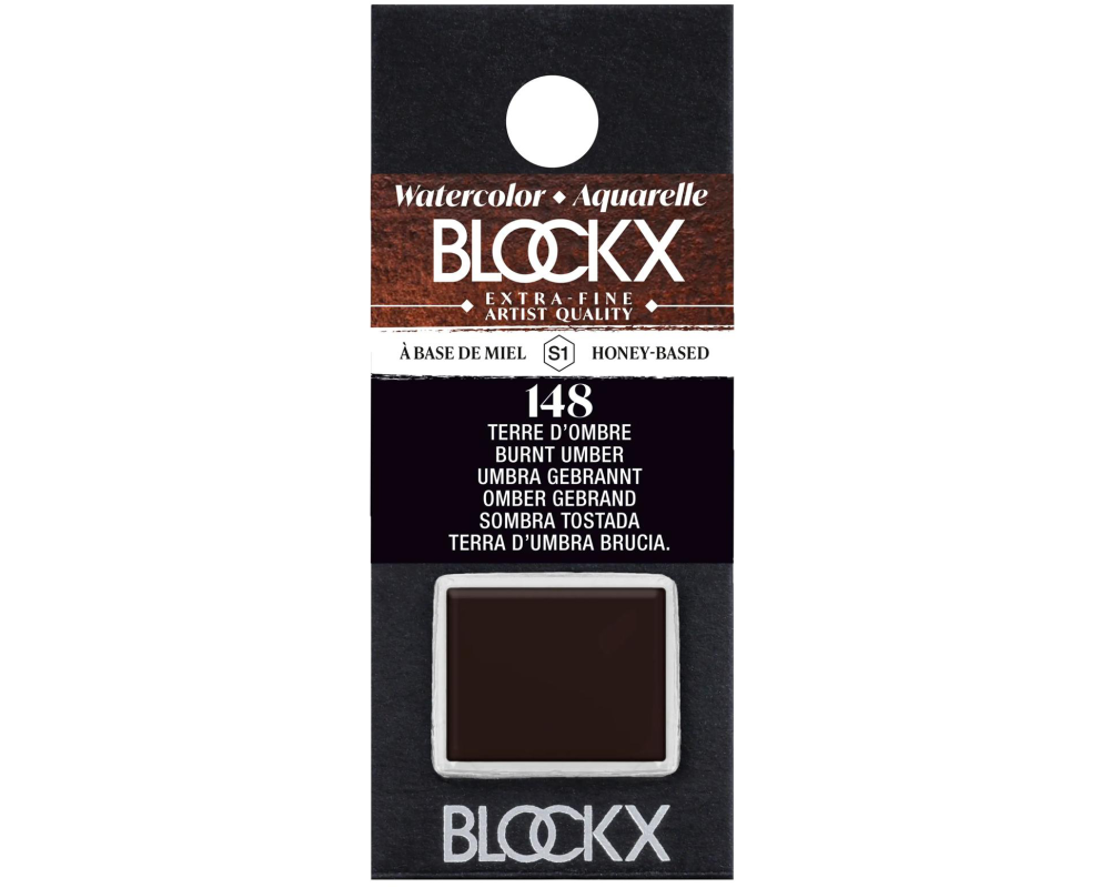 BLOCKX Aquarellfarbe 1.5ml 41148BXC umbra gebrannt