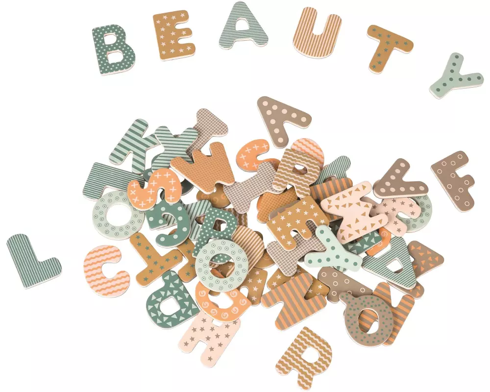 Spielba Holzspielwaren Buchstaben magnetisch 60 Stk.