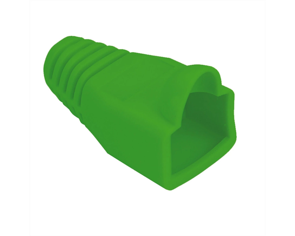 Knickschutztülle grün, für RJ-45, 10 Stck