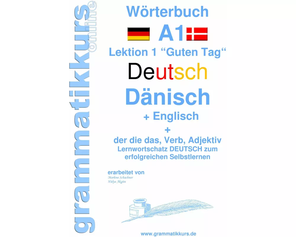 Wörterbuch Deutsch - Dänisch - Englisch Niveau A1