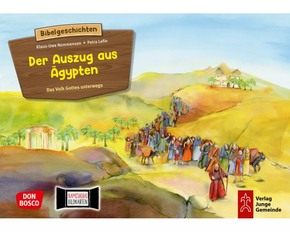 Der Auszug aus Ägypten. Exodus Teil 1. Kamishibai Bildkartenset