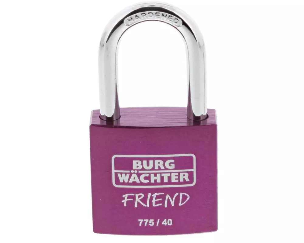 Burgwächter Vorhängeschloss Friend Violett
