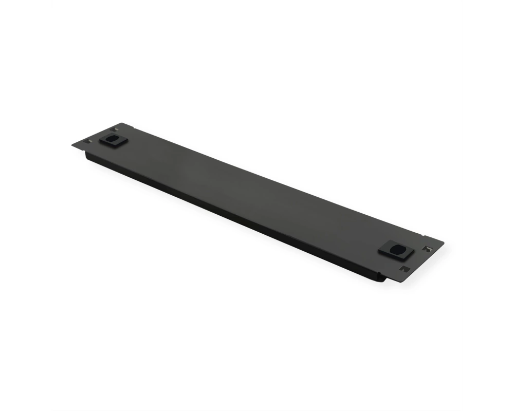 ROLINE 19-Zoll-Blindplatte Snap-in, 2 HE, schwarz