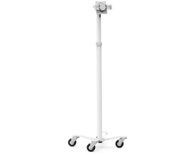 Compulocks Universal Tablet Cling Medical Rolling Kiosk White