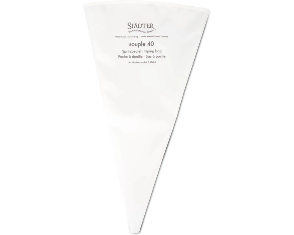 Städter Spritzbeutel Profi Souple 40 cm, Weiss